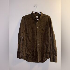 Club Monaco | Green Button Up Longsleeve